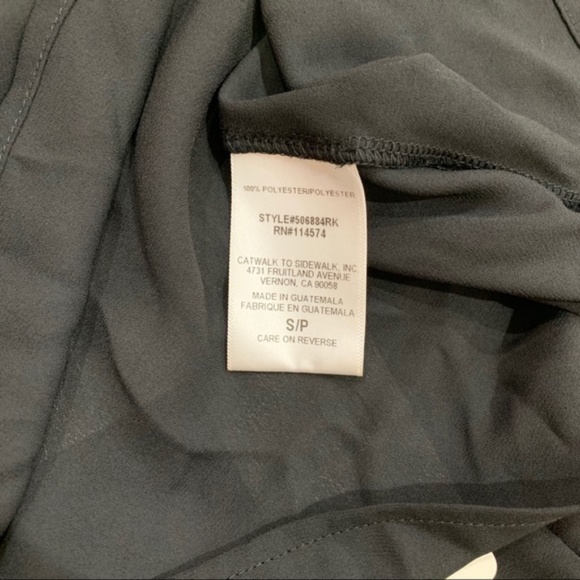 Pleione V-Neck Tie Sleeve Tee - Picture 8 of 8